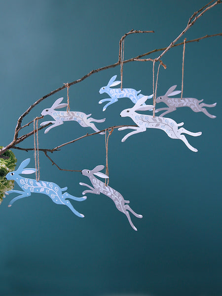 Leaping Hare Hanging Decoration