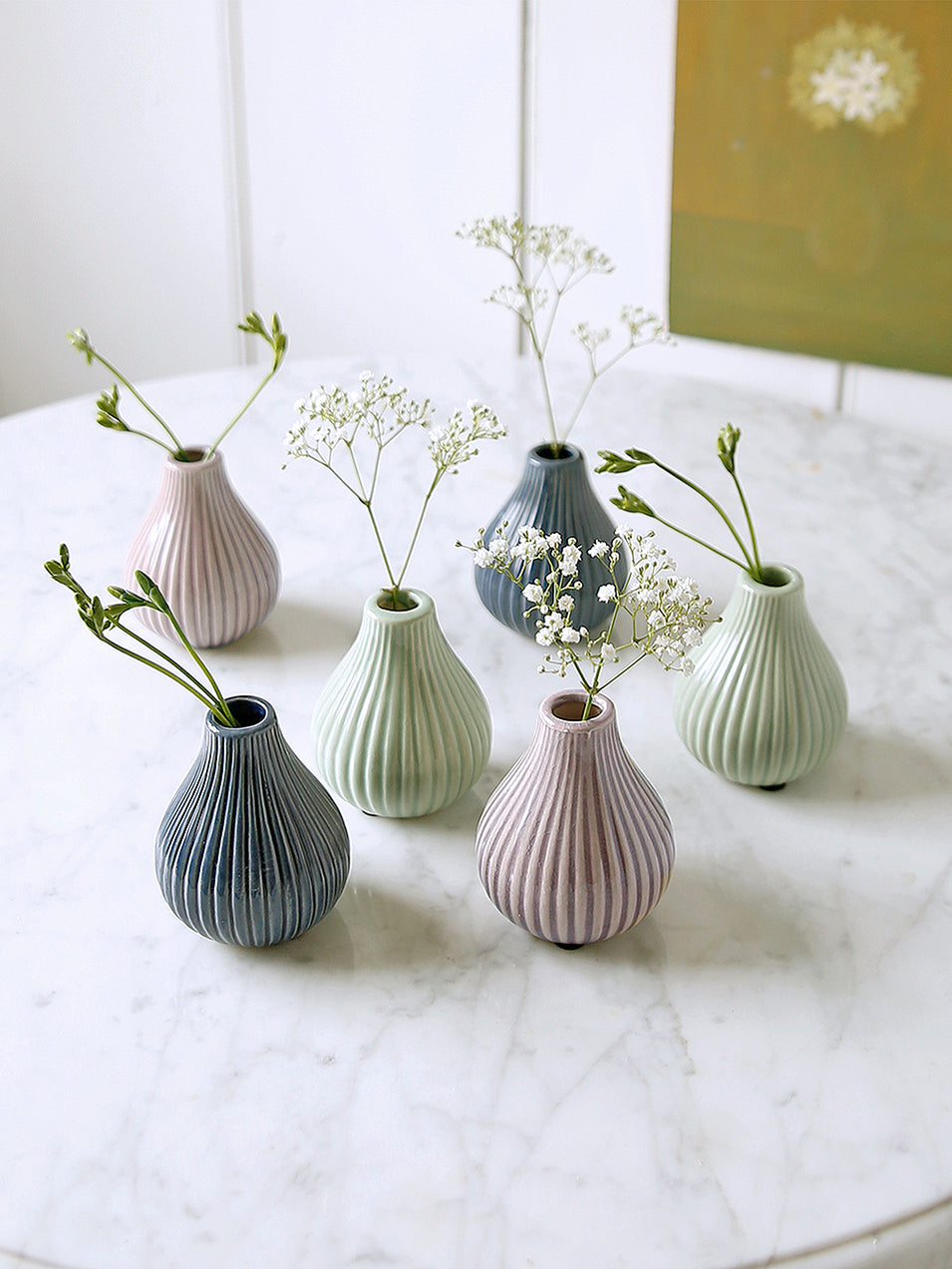 Ceramic Coloured Bud Vase – Clem & Co