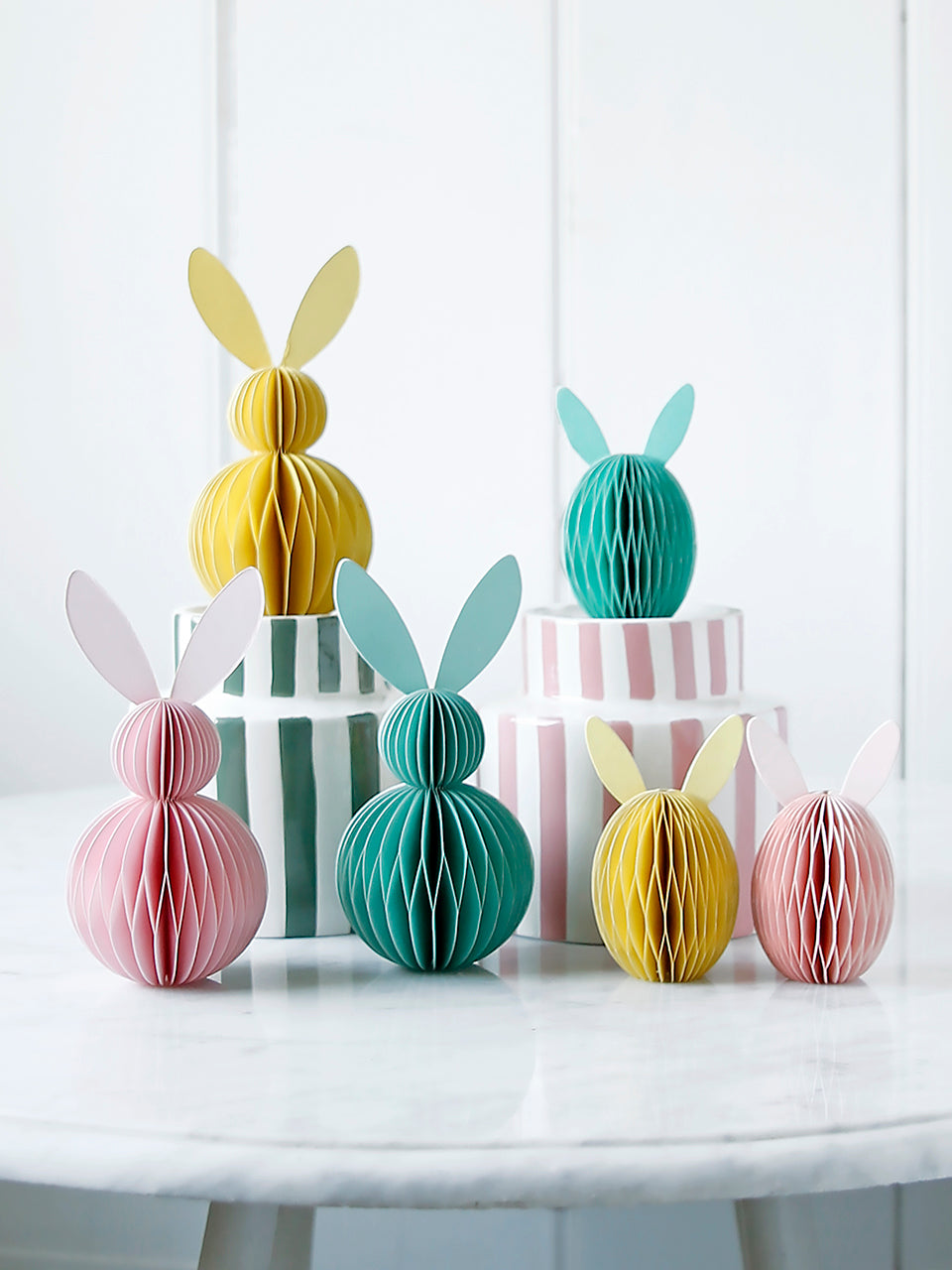 Easter Rabbit Honeycomb Decoration – Clem & Co