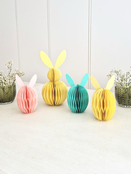 Easter Honeycomb Rabbit Decoration
