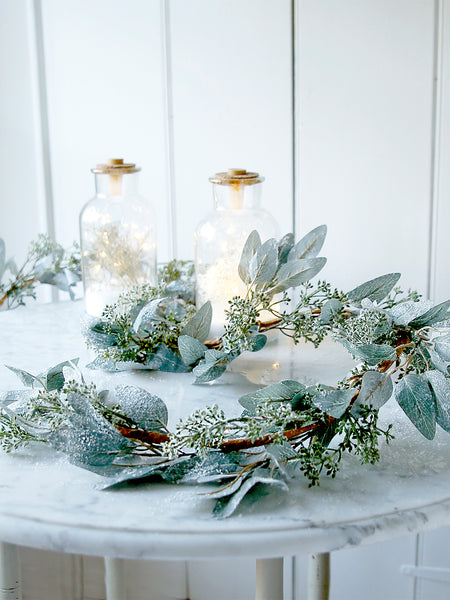 Frosted Eucalyptus And Ivy Garland