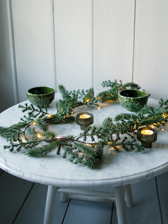 Mixed Pine And Spruce Light Up Garland