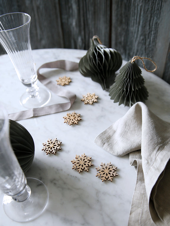 Gold Snowflake Table Scatters