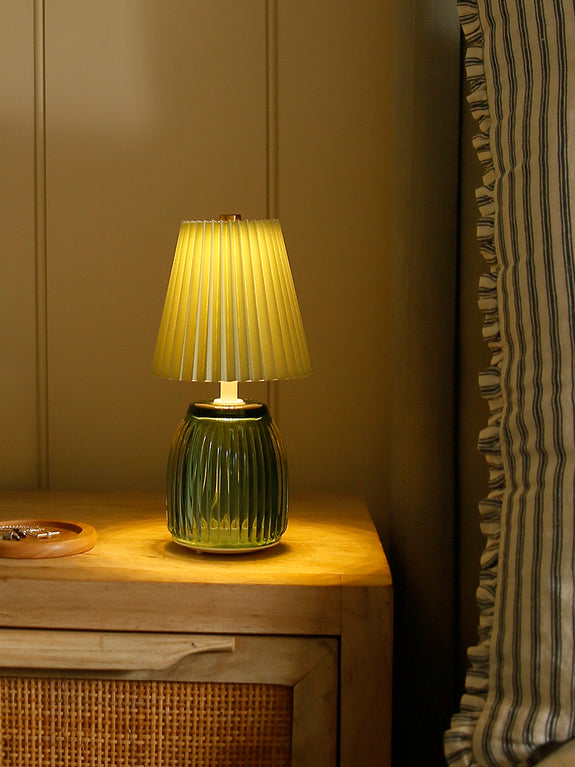 Coloured Glass Portable LED Lamps