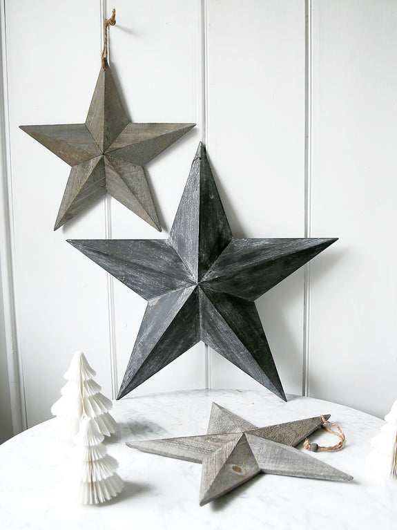 Wooden Hanging Star