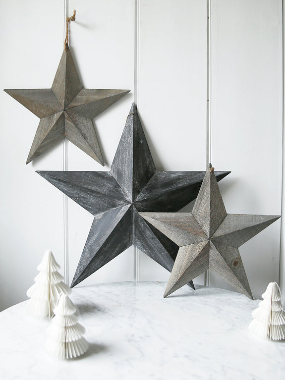 Wooden Hanging Star