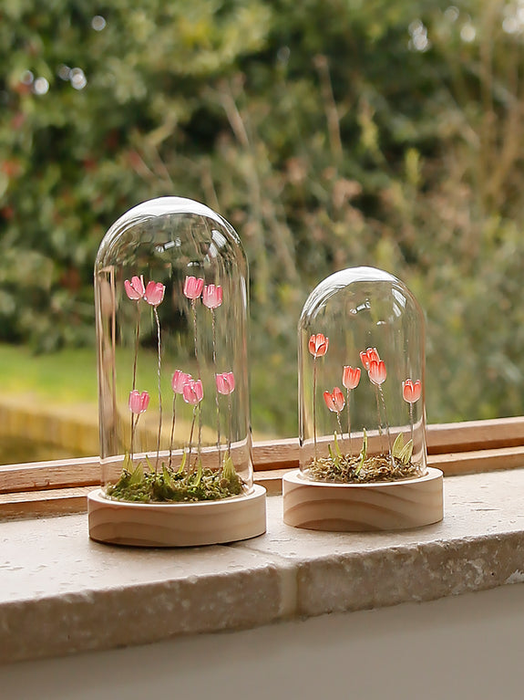 Illuminated Tulips Dome Decoration