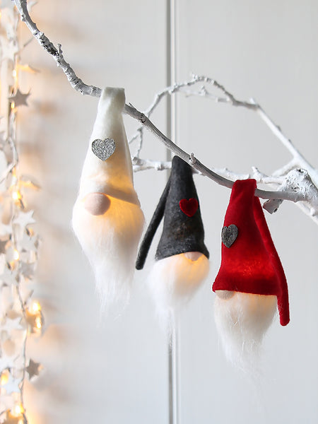 Illuminated Little Santa Decoration