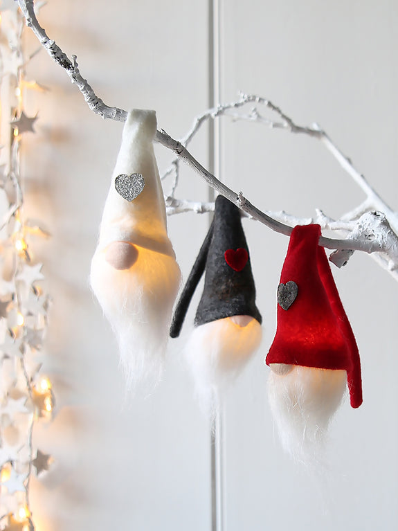 Illuminated Little Santa Decoration