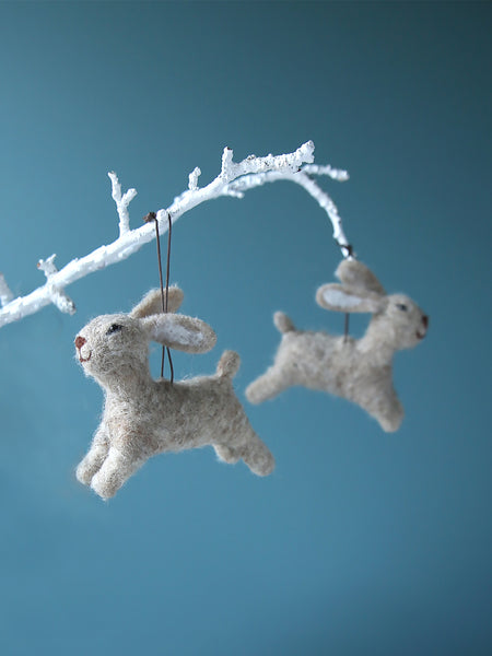 Felt Easter Leaping Bunny