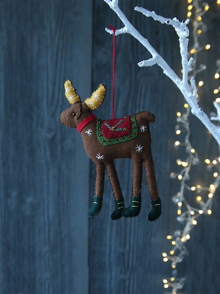 Long Legged Felt Reindeer