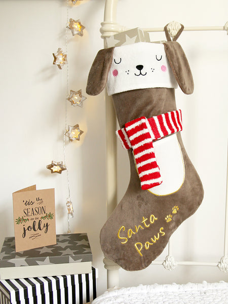 Puppy Christmas Stocking