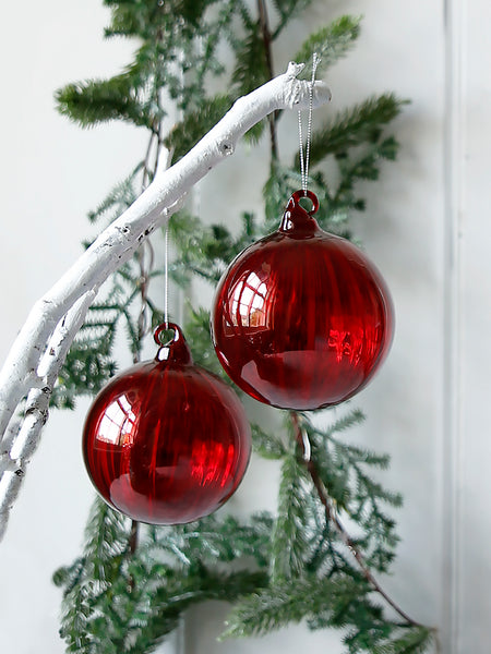 Red Glass Bauble