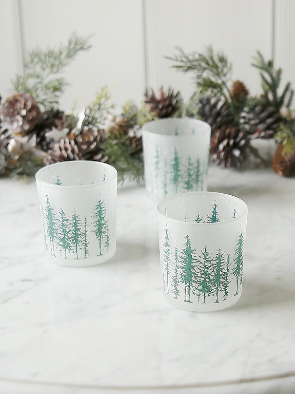 Spruce Winter Woodland Tealight Holder