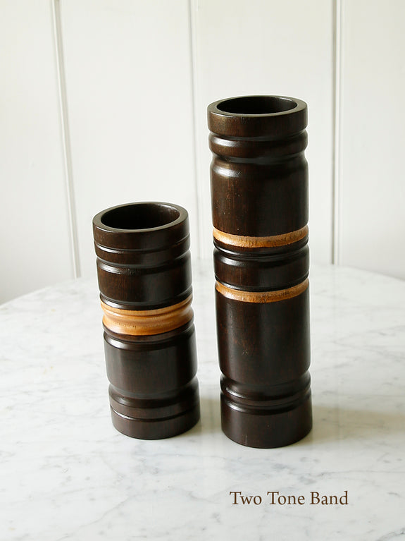 Two Tone Wooden Vase Collection