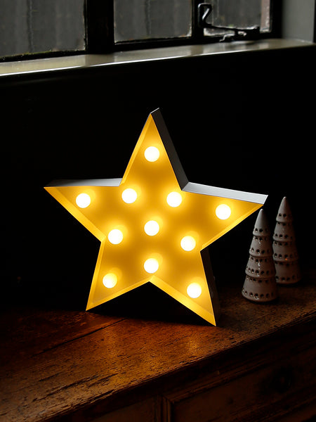 White Metal Carnival Star