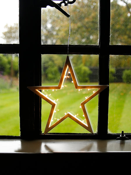 White LED Star Window Decoration