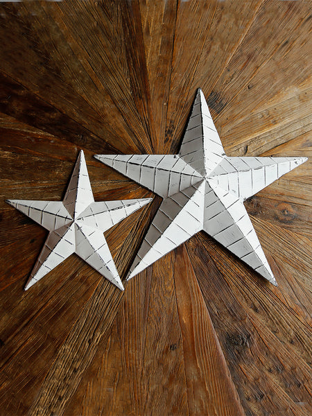 White Metal Hanging Star