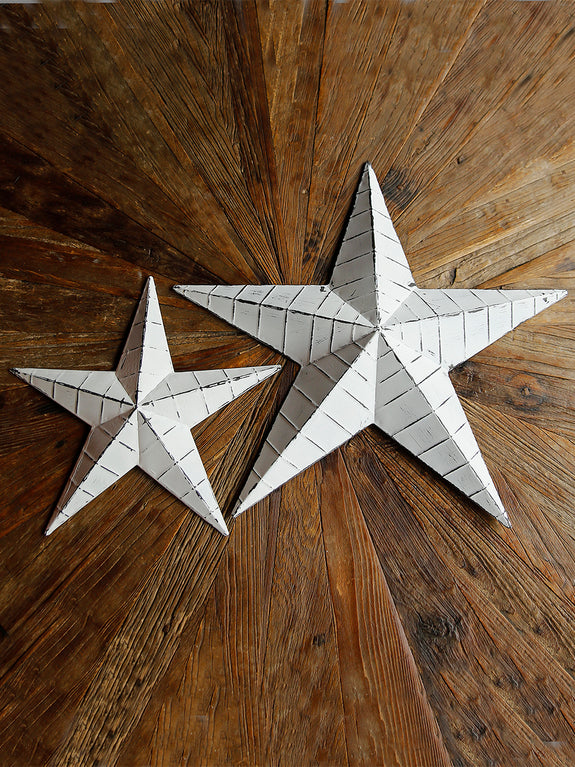 White Metal Hanging Star