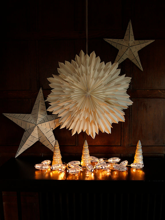 White Metal Hanging Star