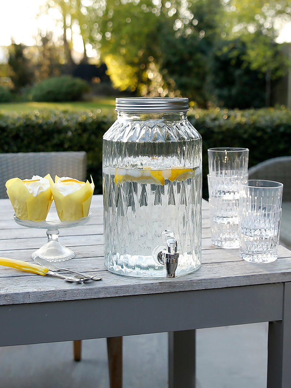 Glass Party Drinks Dispenser – Clem & Co