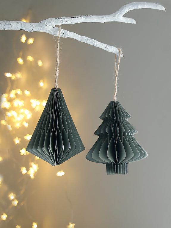 Recycled Honeycomb Hanging Decoration Sets