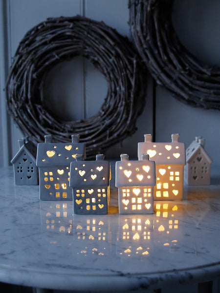 Illuminated Ceramic LED House Collection