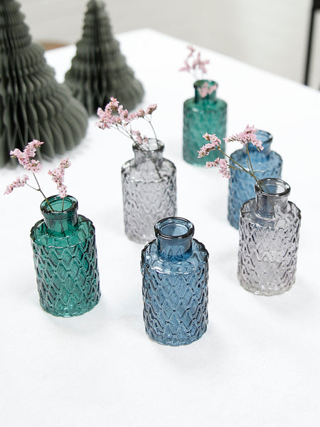 Little Harlequin Stem Glass Vase