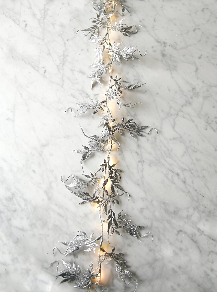 Silver Ivy Light Garland – Clem & Co
