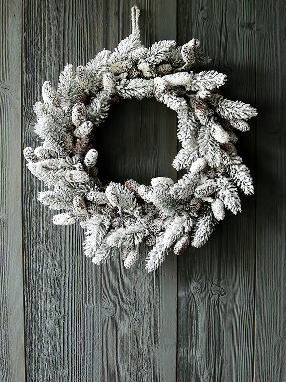 Snowy Spruce Wreath