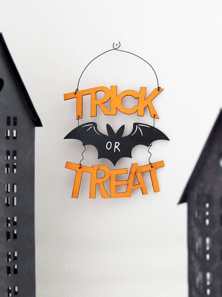 Trick or Treat Halloween Sign