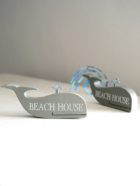 Beach House Whale Sign