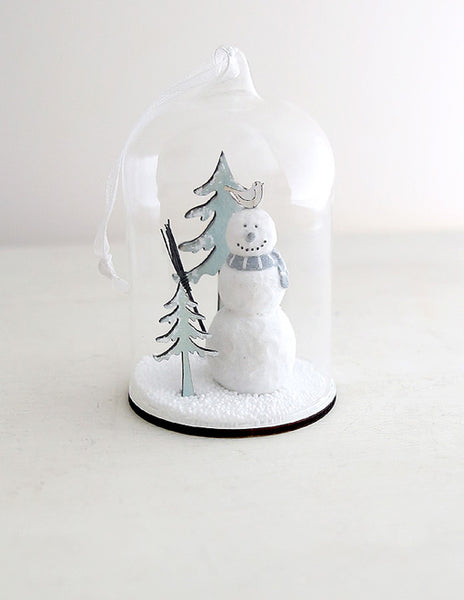 Snowman Snowscape Decoration