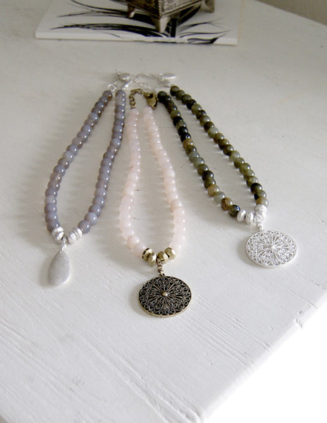 Stone Bead Necklace