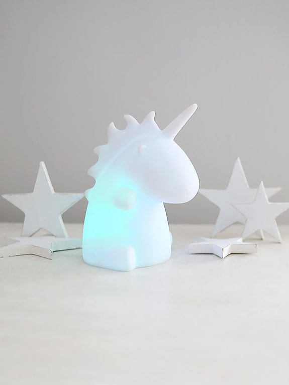 Stephen Joseph Unicorn Night Light - Auto On/Off LED Light For Kids' Rooms