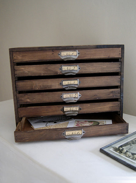 Wooden File Box